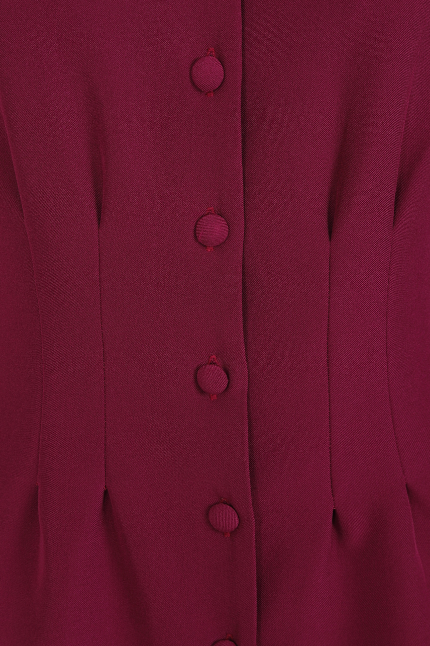 Nadine Blouse in Plum